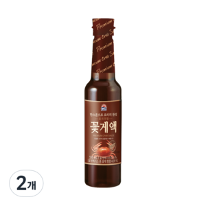 사조 프리미엄 꽃게액, 550ml, 2개