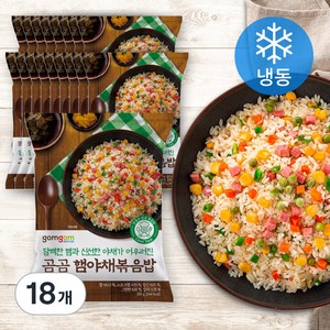 곰곰 햄야채 볶음밥 (냉동), 300g, 18개