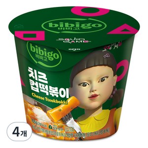 비비고 치즈 컵떡볶이, 108g, 4개