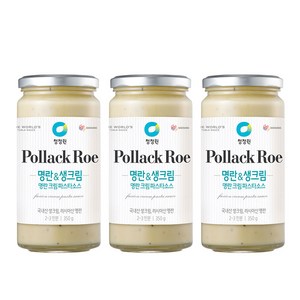 청정원 명란크림 파스타소스, 350g, 3개