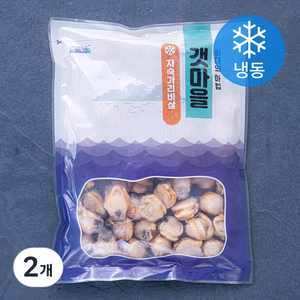 갯마을 자숙 가리비살 (냉동), 500g, 2개