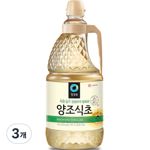 청정원 양조식초, 1.8L, 3개