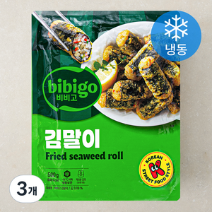 비비고 김말이 (냉동), 500g, 3개