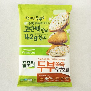 풀무원 두부쏙쏙 유부초밥, 465g, 1개