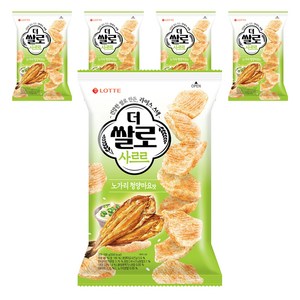 더쌀로 사르르 노가리 청양마요맛, 5개, 100g