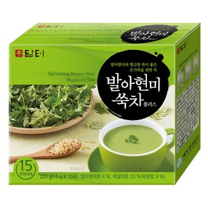 담터 발아현미 쑥차 플러스, 15g, 15개입, 1개