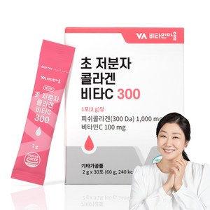 비타민마을 초 저분자 콜라겐 비타민C 300 30p, 60g, 1개