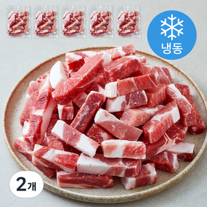 포크리퍼블리카 돼지목전지 슬라이스 찌개용 5개입 (냉동), 2개, 1kg