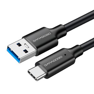 바라보고 USB3.2 C타입 고속충전케이블 10Gbps, 30cm, 블랙, 1개