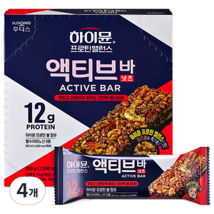 일동후디스 하이뮨 프로틴밸런스 액티브 바 넛츠 6p, 300g, 4개