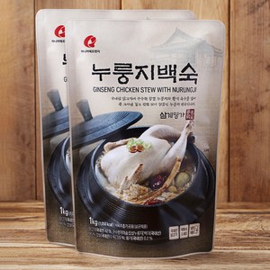 마니커 누룽지 백숙 냉장, 1kg, 2개