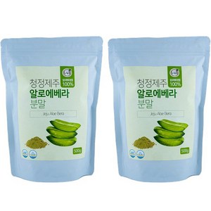 푸른들 알로에베라 분말, 2개, 500g