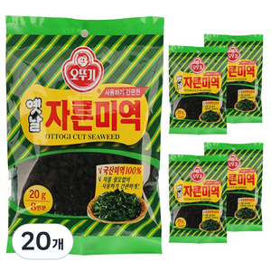 오뚜기 옛날 자른 미역, 20g, 20개