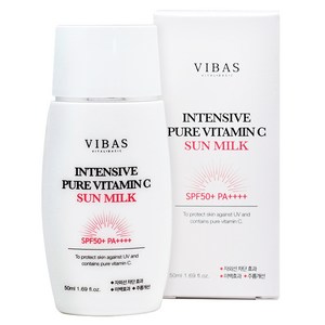 비바스 인텐시브 퓨어 비타민C 선밀크 SPF50+ PA++++, 50ml, 1개