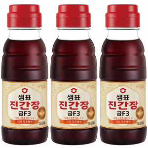 샘표 진간장 금F3, 150ml, 3개