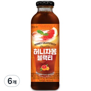 다농원 허니자몽 블랙티, 600g, 1개입, 6개