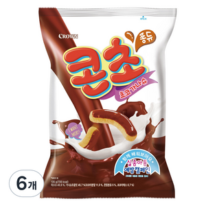 크라운 콘초 초코가나슈, 135g, 6개