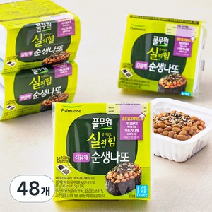 풀무원 김참깨 순생나또, 43.5g, 48개