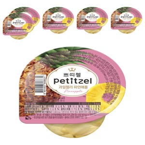쁘띠첼 파인애플 과일젤리, 90g, 6개