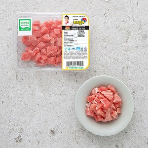 포크밸리 한돈 무항생제 인증 등심 카레용 (냉장), 300g, 1팩