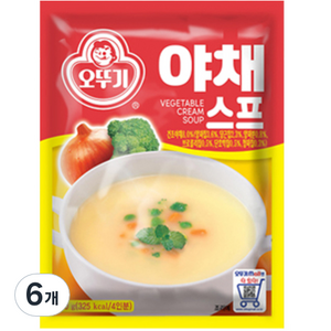 오뚜기 야채스프, 80g, 6개