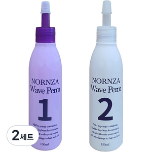 노른자 웨이브펌 파마약 일반모용 1제 150ml + 2제 150ml 세트, 2세트