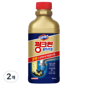 유한락스 펑크린 울트라겔, 500ml, 2개