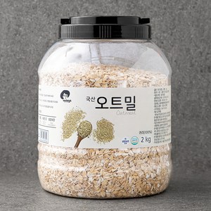 엉클탁 국내산 귀리로 만든 오트밀, 2kg, 1개