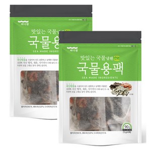 바다원 간편 국물용 팩, 90g, 2개