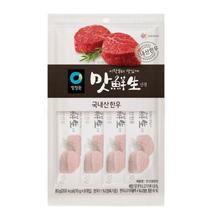 청정원 맛선생 한우, 80g, 1개