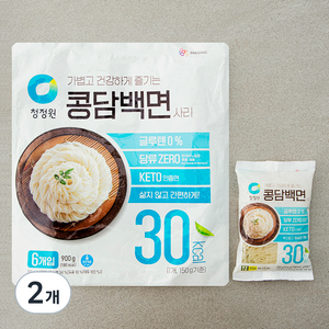 청정원 콩담백면 6개입, 2개, 900g