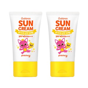 베비언스 유아용 핑크퐁 무기자차 선크림 SPF40 PA+++, 상세페이지 참조, 2개