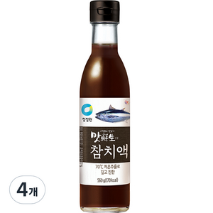 청정원 맛선생 참치액, 560ml, 4개