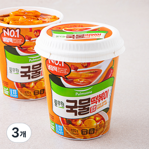 풀무원 2분조리 국물떡볶이, 170g, 3개