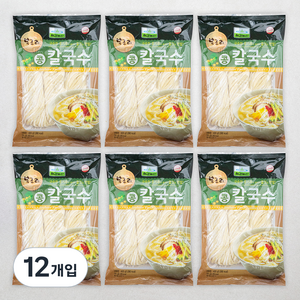 칠갑농산 콩칼국수 2인분, 400g, 12개입