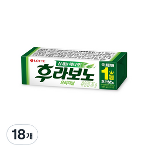 롯데제과 후라보노 오리지날 9p, 26g, 18개