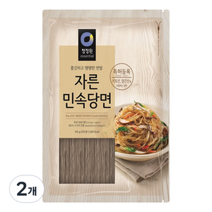 청정원 자른 민속당면, 500g, 2개