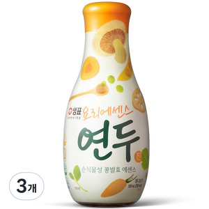 샘표 요리에센스 연두 진, 500ml, 3개