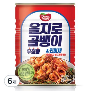 동원 을지로 골뱅이, 300g, 6개