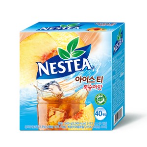 네스티 복숭아맛 아이스티 분말, 12.5g, 40개입, 1개