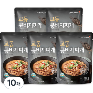 교동식품 콩비지찌개, 500g, 10개