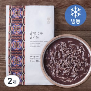 담꽃 팥칼국수 밀키트 2인분 (냉동), 780g, 2개