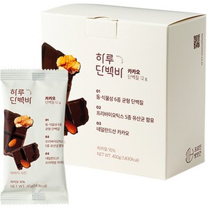 로틴방앗간 카카오 하루 단백질바, 45g, 10개