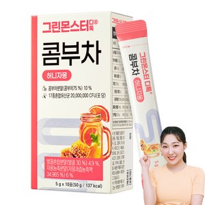 그린몬스터 디톡 허니자몽 콤부차, 5g, 10개입, 1개