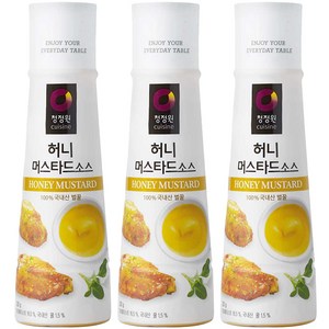 청정원 허니머스타드 소스, 320g, 3개