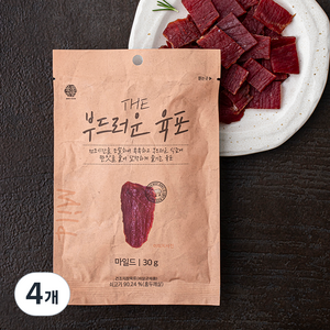 육포공방 THE 부드러운 육포 마일드, 30g, 4개