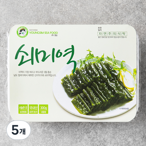 쇠미역, 300g, 5개