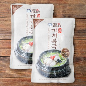 청조푸드 가마솥 영도제주복국 까치복국 냉장, 650g, 2개