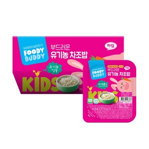 푸디버디 부드러운 유기농 차조밥 3p, 140g, 3개