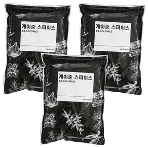 딜리셔스마켓 케이준 스파이스 조미료 팩, 1kg, 3개